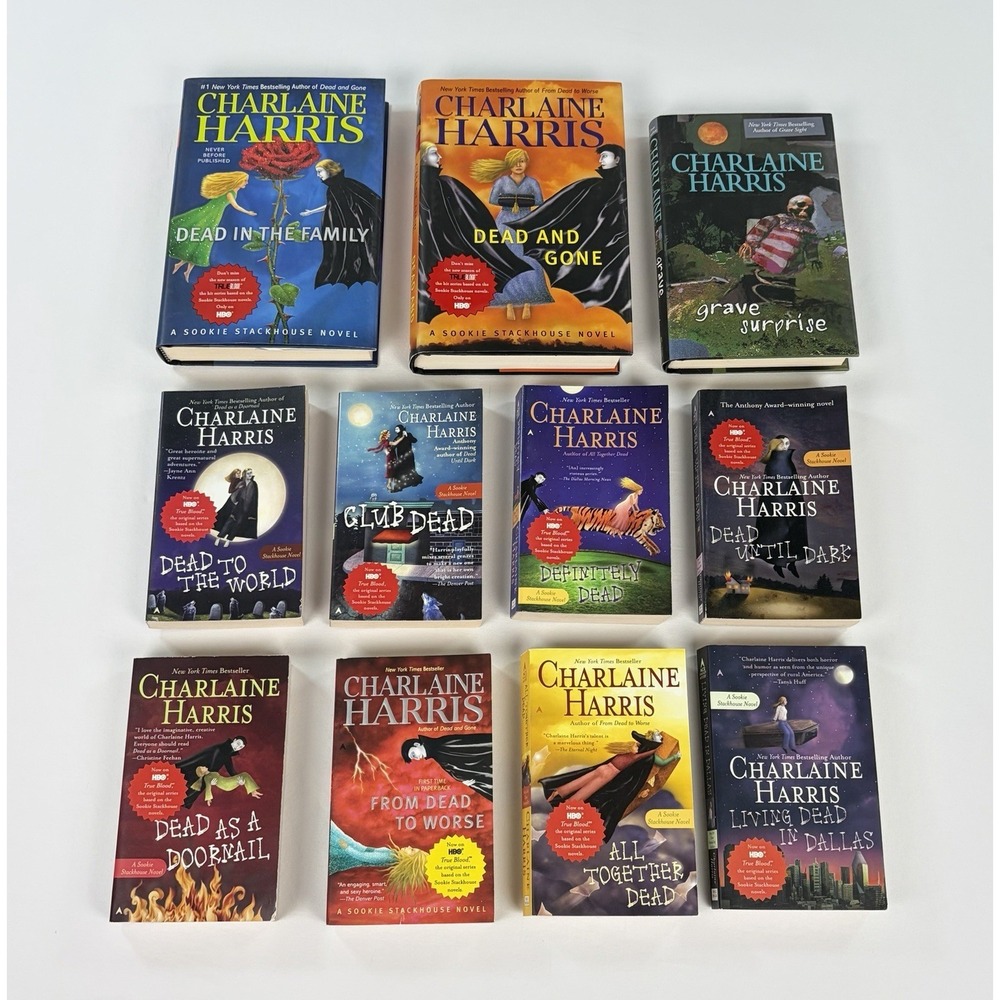 Charlaine Harris Sookie Stackhouse Novels Lot of 11 True Blood Vampire Series
